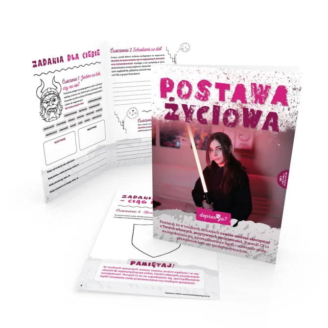Karta pracy dla dzieci (7-8 klasa SP) - Postawa życiowa (materiał poglądowy)