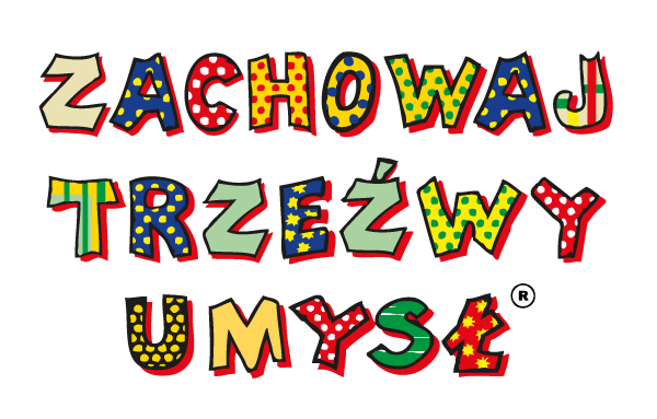 Logo kampanii Zachowaj Trzeźwy Umysł (litery w różnych kolorach)